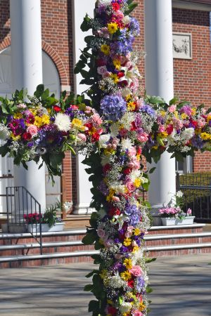 Flower Covered Cross